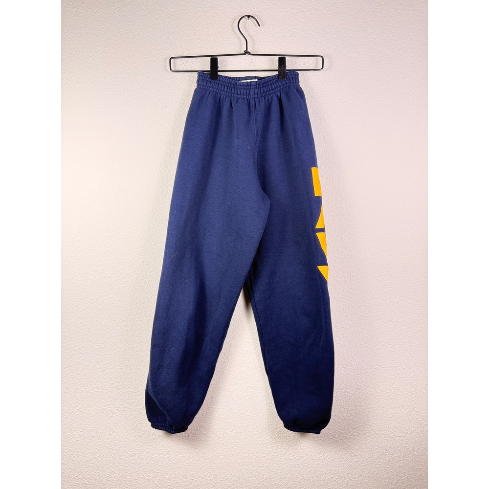 Youth Navy Sweatpants – Elastic Waist & Cuffs